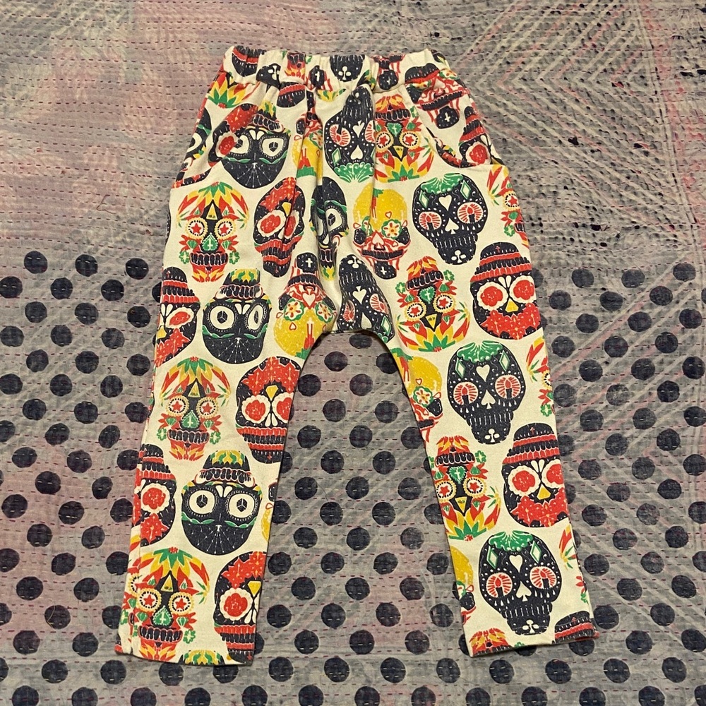 Colorful Kids Patterned Dia de los Muertos
Bottoms